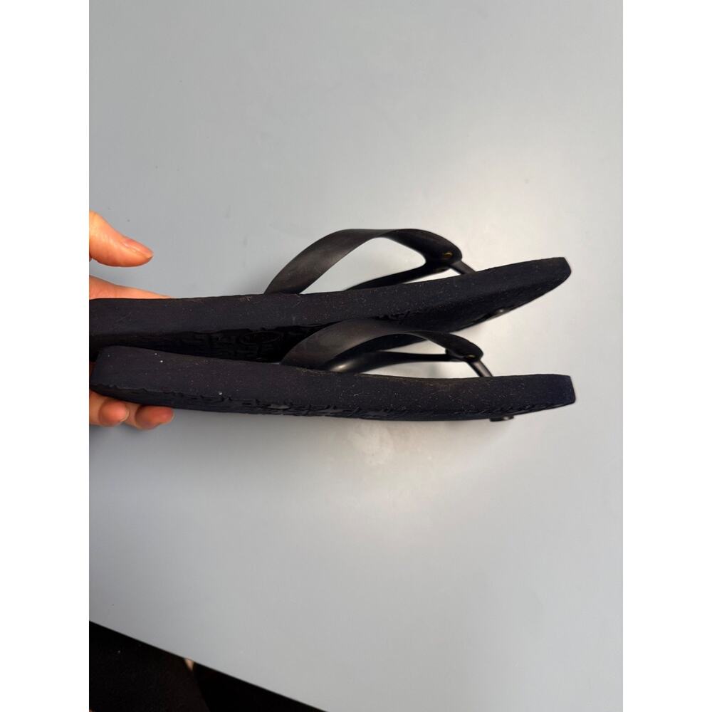 TORY BURCH Flip Flops Slippers Women's 6.5-7 (measures just under 9.5") - Picture 9 of 11
